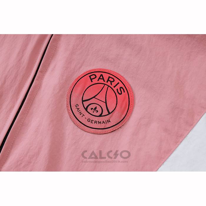 Tuta da Track di Giacca a Vento Paris Saint-Germain 2025-2026 Rosa Nero